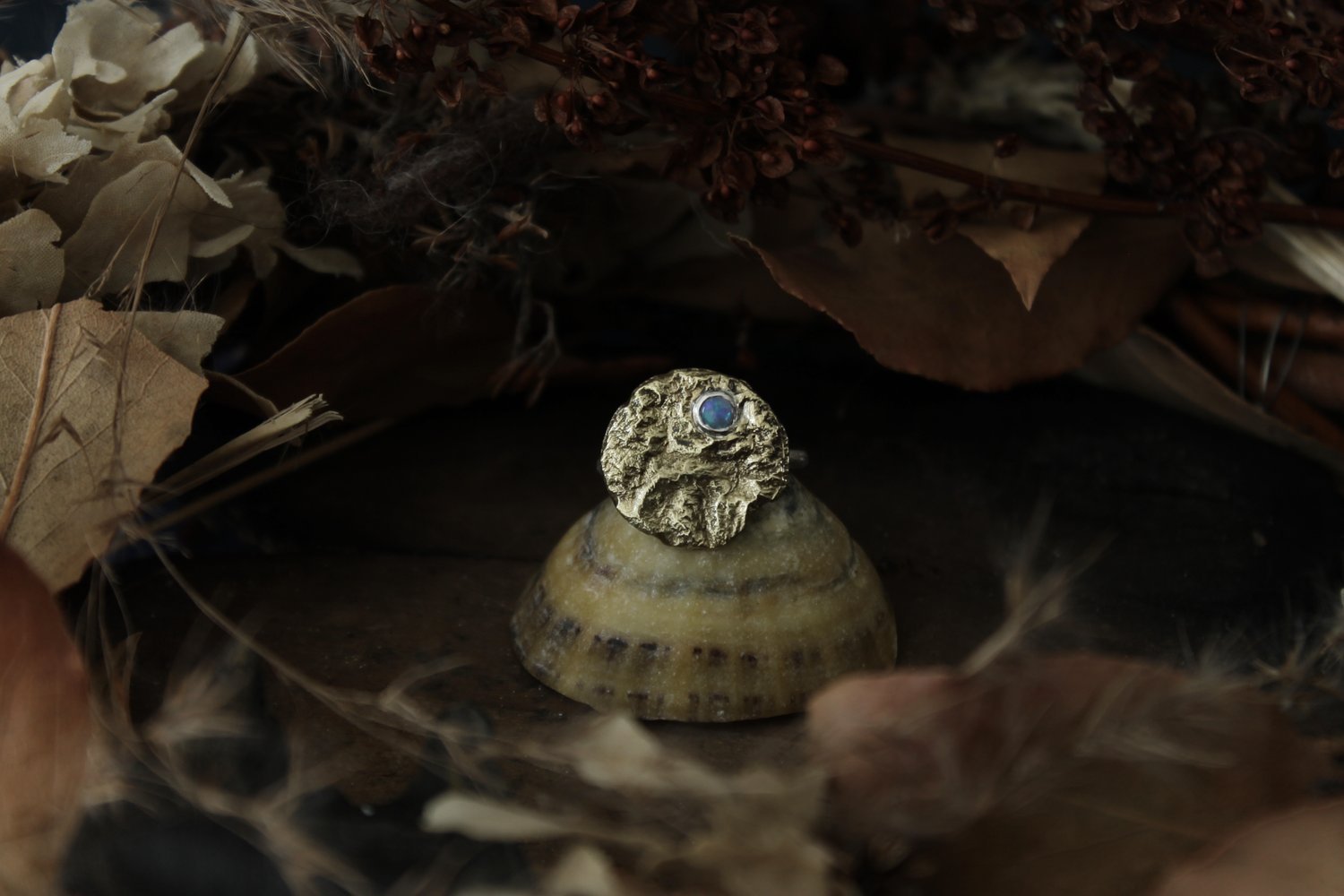 Image of Tethys Opal Ring (Round) 