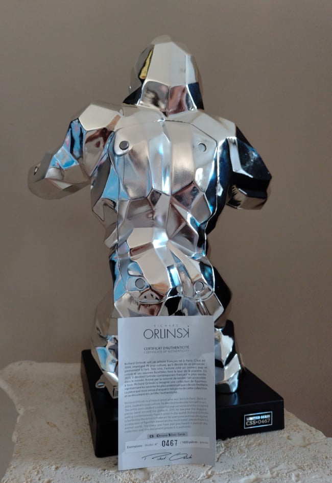 Richard ORLINSKI Kiwikong Silver Argent Chrome Silver série Numérotée et sa valise