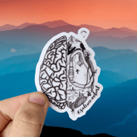 Image 1 of Higher Mindset - transparent sticker