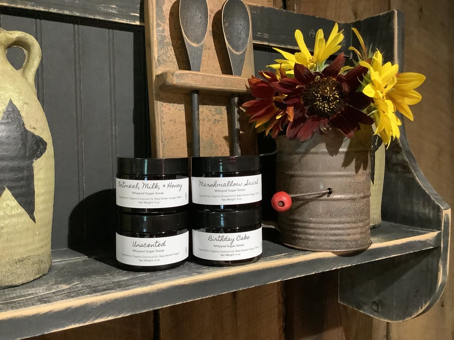 Image of 4 oz Whipped Sugar Scrubs