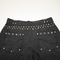 Image 4 of "GLAMOUR" Wide leg pants