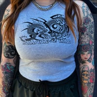 Image 1 of Tribal Dragon Cropped Tank