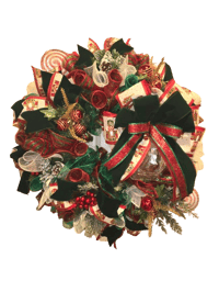 Image 2 of Holiday Nut Cracker Wreath