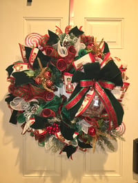 Image 1 of Holiday Nut Cracker Wreath