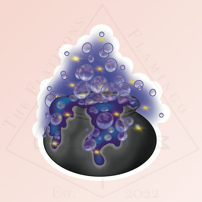 Image of Cauldron MAGICAL - Sticker