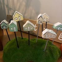 Tiny Houses On a Stick-$5 each or 3/$12