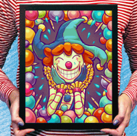 "Silly Clown" Print