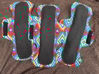 Image 1 of Linen Heavy Flow 3 Pad Set- Southwest Print