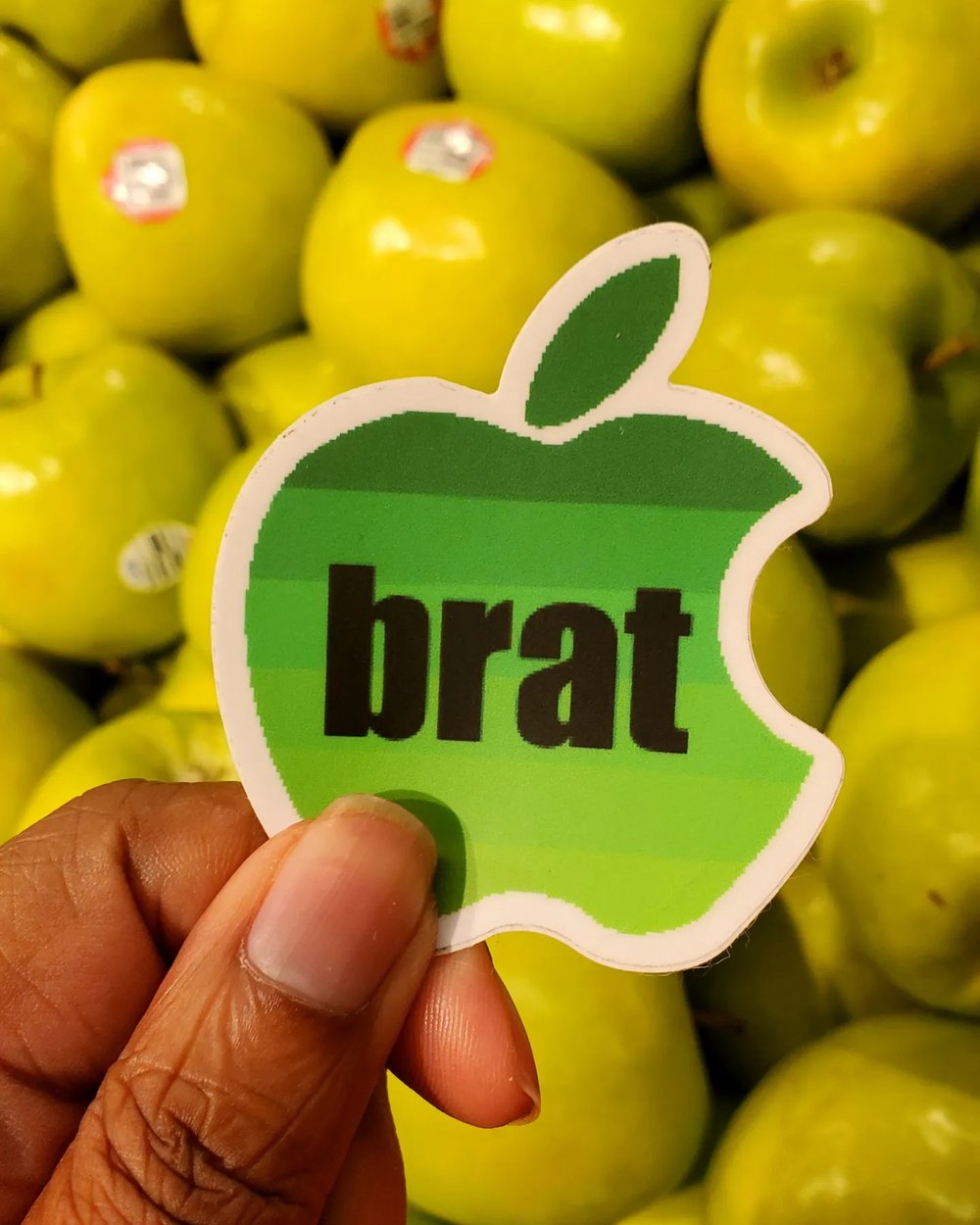 Image of Brat-pple Sticker