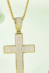 Image 4 of Moissanite Cross