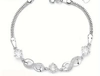 Image 1 of Infinite Moissanite Bracelet 