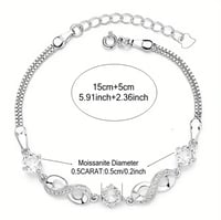 Image 2 of Infinite Moissanite Bracelet 