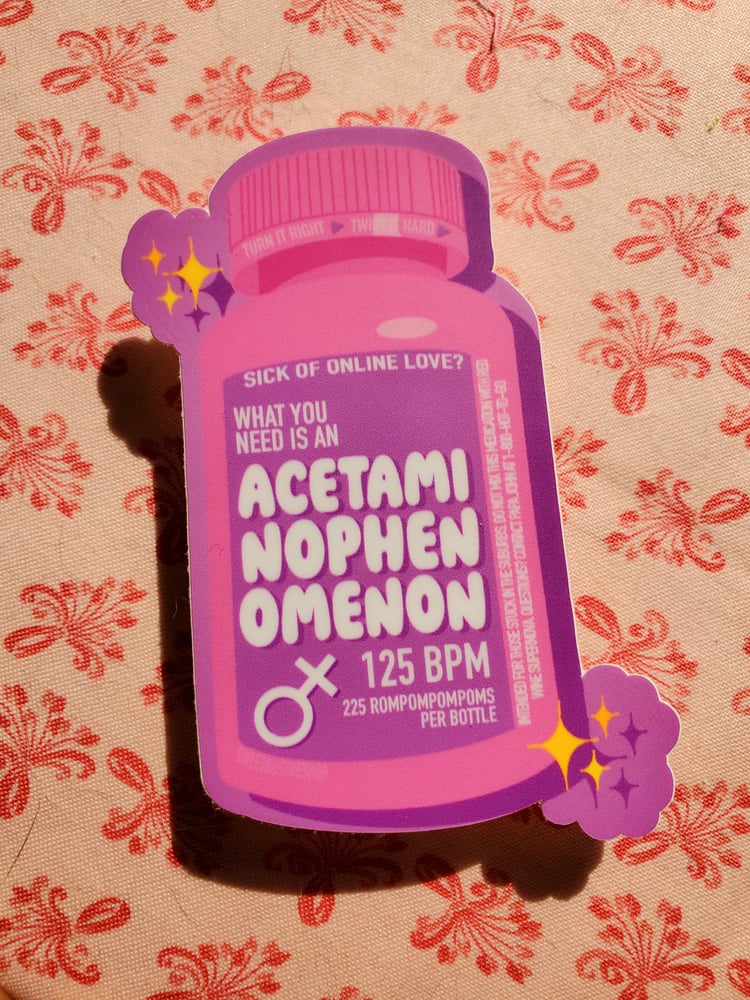 Image of Acetaminophenomenon Sticker