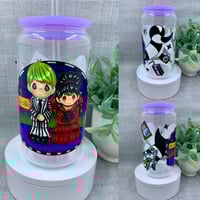Image 1 of Beetle juice x Precious Moments 16oz can tumbler 