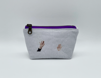 Image 1 of Yoongi 안녕! / Annyeong! Tiny Zippy Pouch - Made To Order