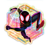 Miles Portal Glitter Sticker