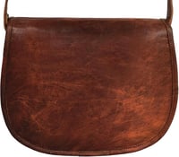 Image 2 of Hand Crafted Leather Crossbody Purse 