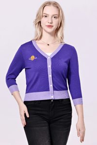 Image 2 of Sky Rocket Embroidered Cardigan