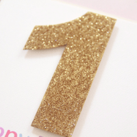 Image 4 of Daughter 1st Birthday Card. Granddaughter First Birthday Card. 