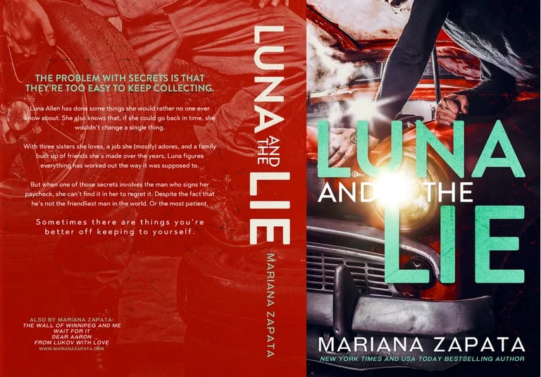 [IMPERFECT/DAMAGED] INITIALED Paperback "Luna and the Lie"