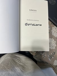 Image 2 of [IMPERFECT/DAMAGED] SIGNED Paperback "Lingus"