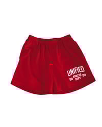 Image 1 of UNIFIED Mesh Shorts - Red