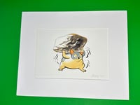 Image 1 of Capture Creature #044 Craxrax (Painting)