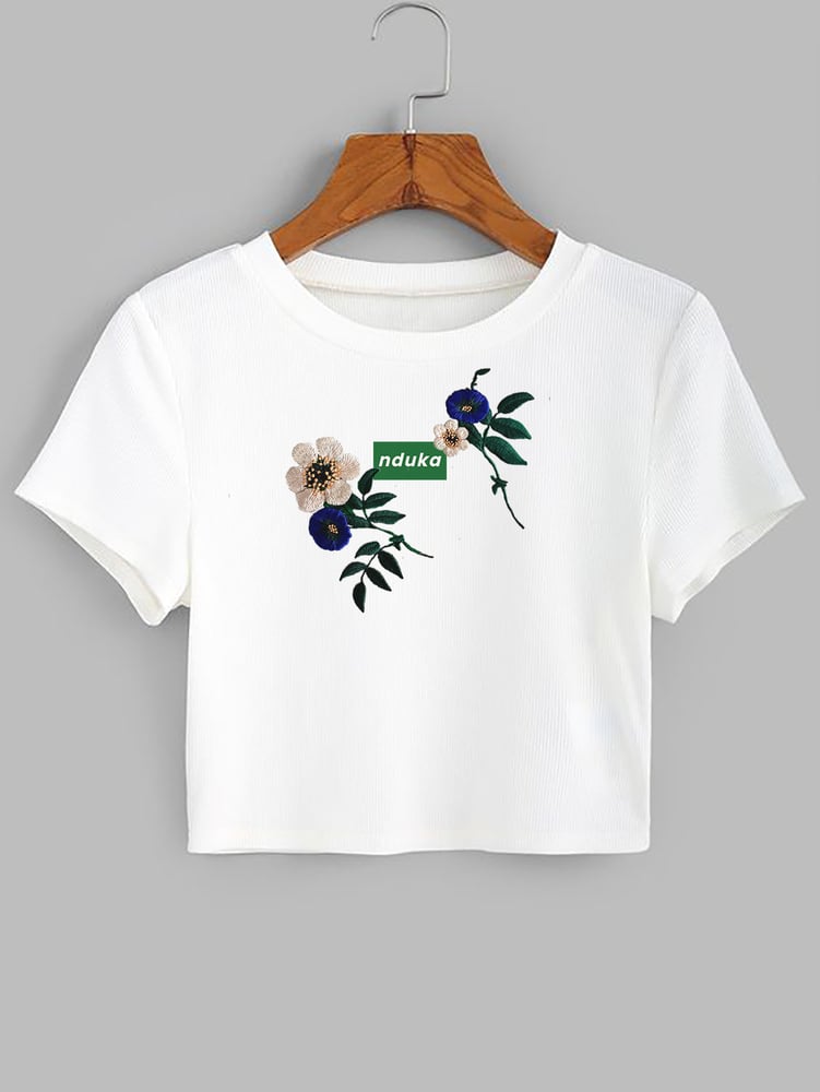 Image of NDUKA® ORIGINS Bloom Crop Tee [Pre-Order]