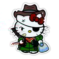 The Walking Kitty Sticker