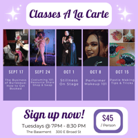 Burlesque Classes A La Carte