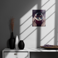 Image 7 of WITCHY Glossy Metal Print with Wood Frame