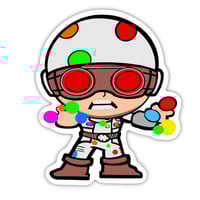 Polka Dot Guy Sticker