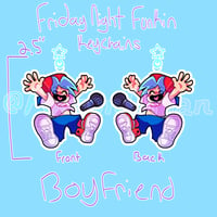 Image 1 of FNF Boyfriend Keychain