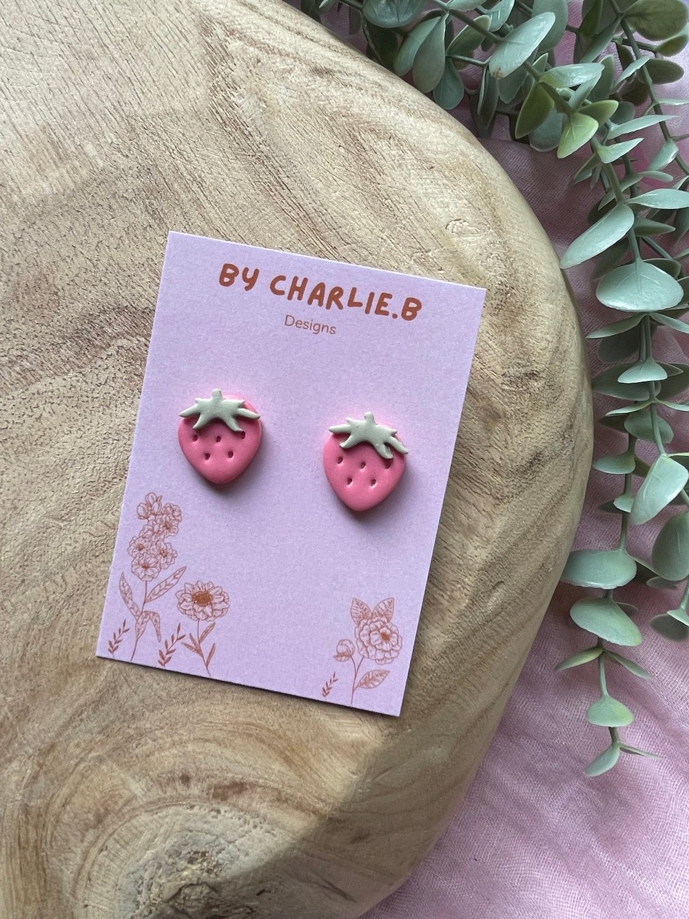 Image of Strawberry Kisses Studs