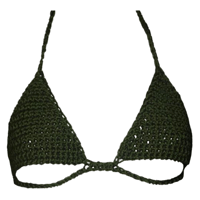 Spider Bikini Top (Olive)