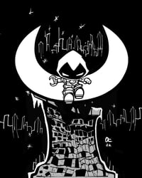 Knight 8 x 10in Art Print