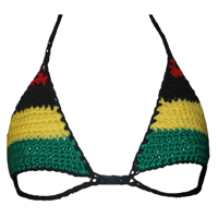 Spider Bikini Top (Rasta)