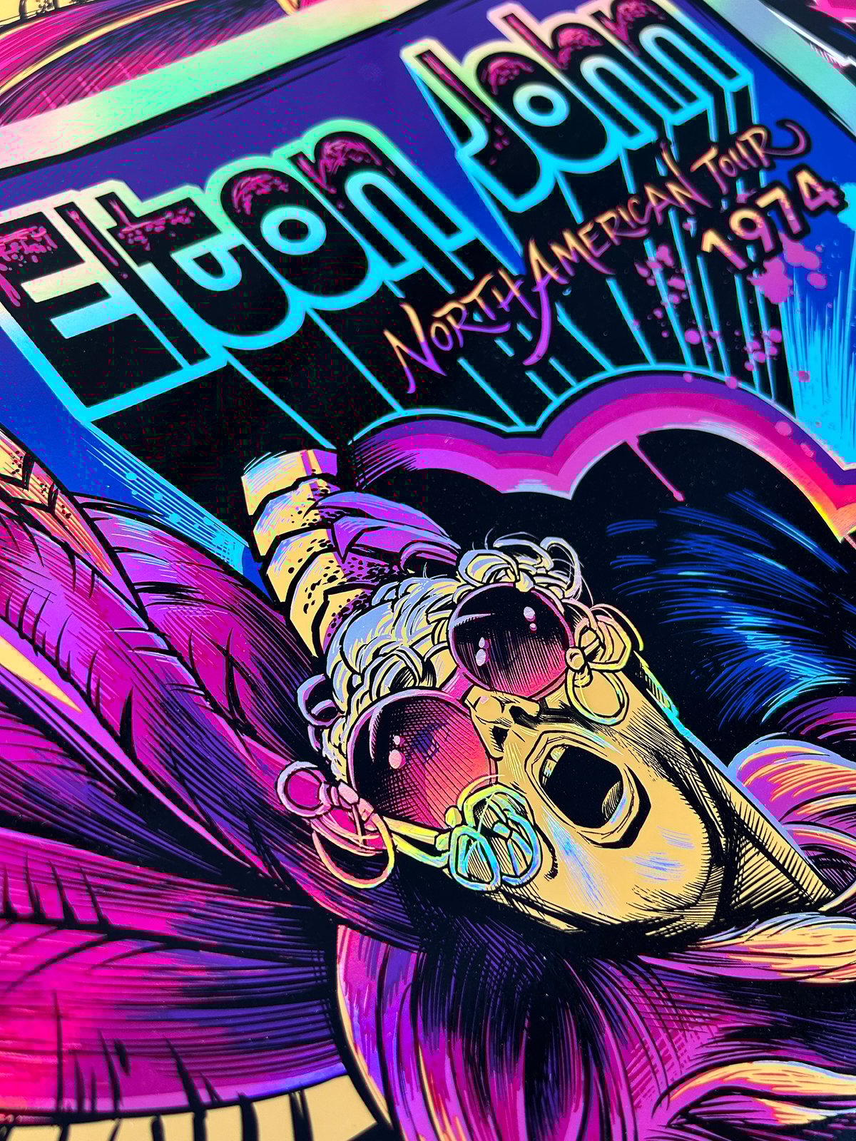 F4D Studios — Elton John US Tour 1974 Posters