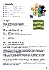 Image 2 of scrunchie bag - crochet