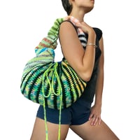 Image 3 of scrunchie bag - crochet
