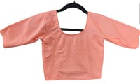 Image 2 of Heena Pink Blouse_Premium Quality Stonework Stretchable Blouse
