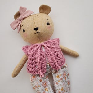 Image of Doll's Jacket Crochet Pattern and Tutorial