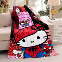 Spider-Man x Hello Kitty Blanket