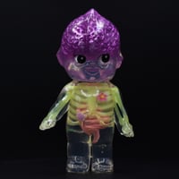 Image 2 of 4.5" Large Purple Brain Glow in the Dark Anatomy Double Cast (PLUS a blind box mystery mini figure)