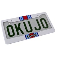 Image 2 of Number Plate Frames - Martini