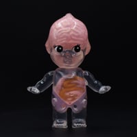 Image 2 of Purple and Green Glow in the Dark Anatomy 3 inch Double Cast Kilos Kewtie Resin Figure