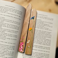 Image 3 of Scottish Stave Bookmark pair. Floral.