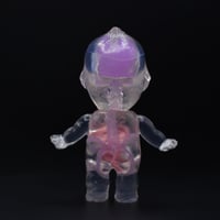 Image 3 of Purple Skull and Skeleton Glow in the Dark 3 inch Double Cast (PLUS a blind box mystery mini figure)