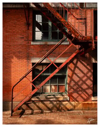 PRINT: FIRE ESCAPE