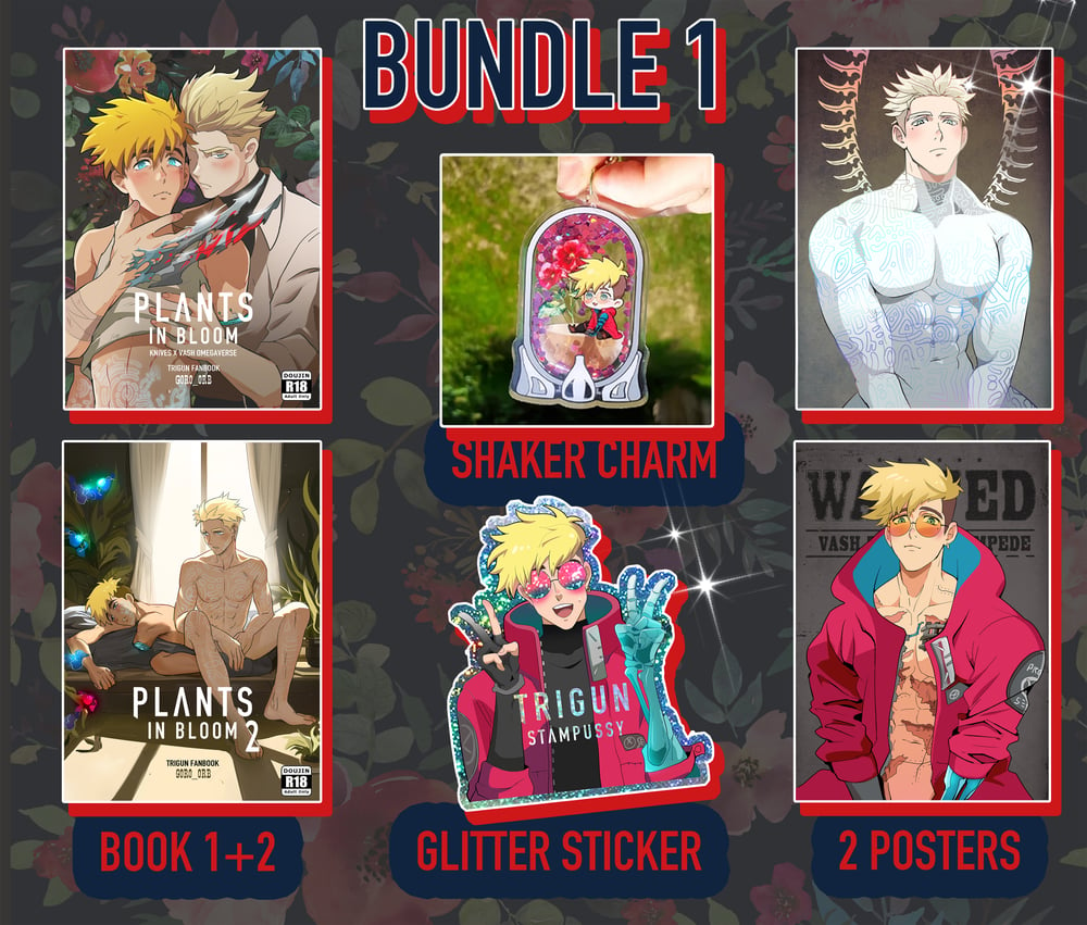 Doujinshi TRIGUN STAMPEDE [Plants in Bloom] Fan Book Plantcest KV Millions Knives x Vash the Stamp